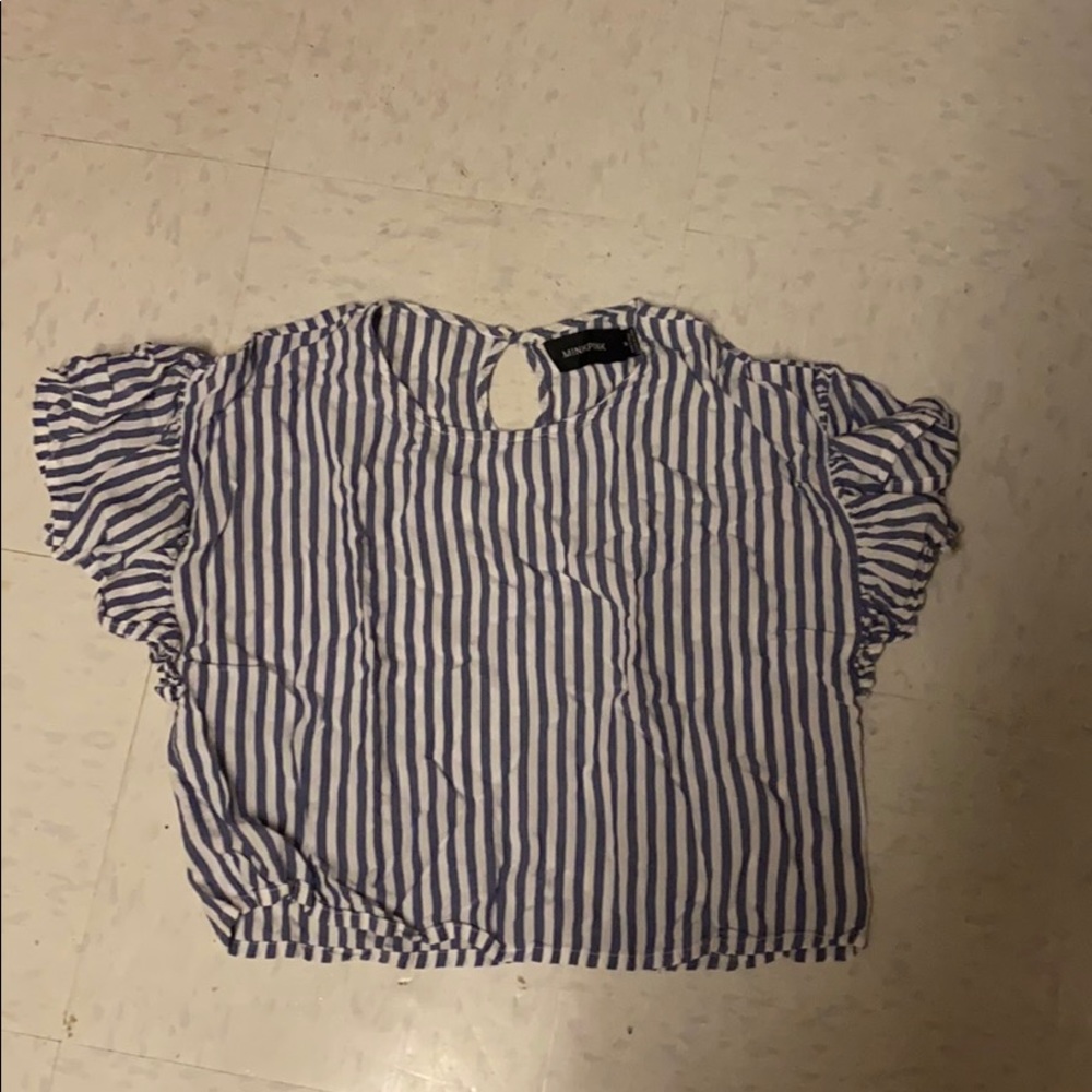 Striped, loose blouse